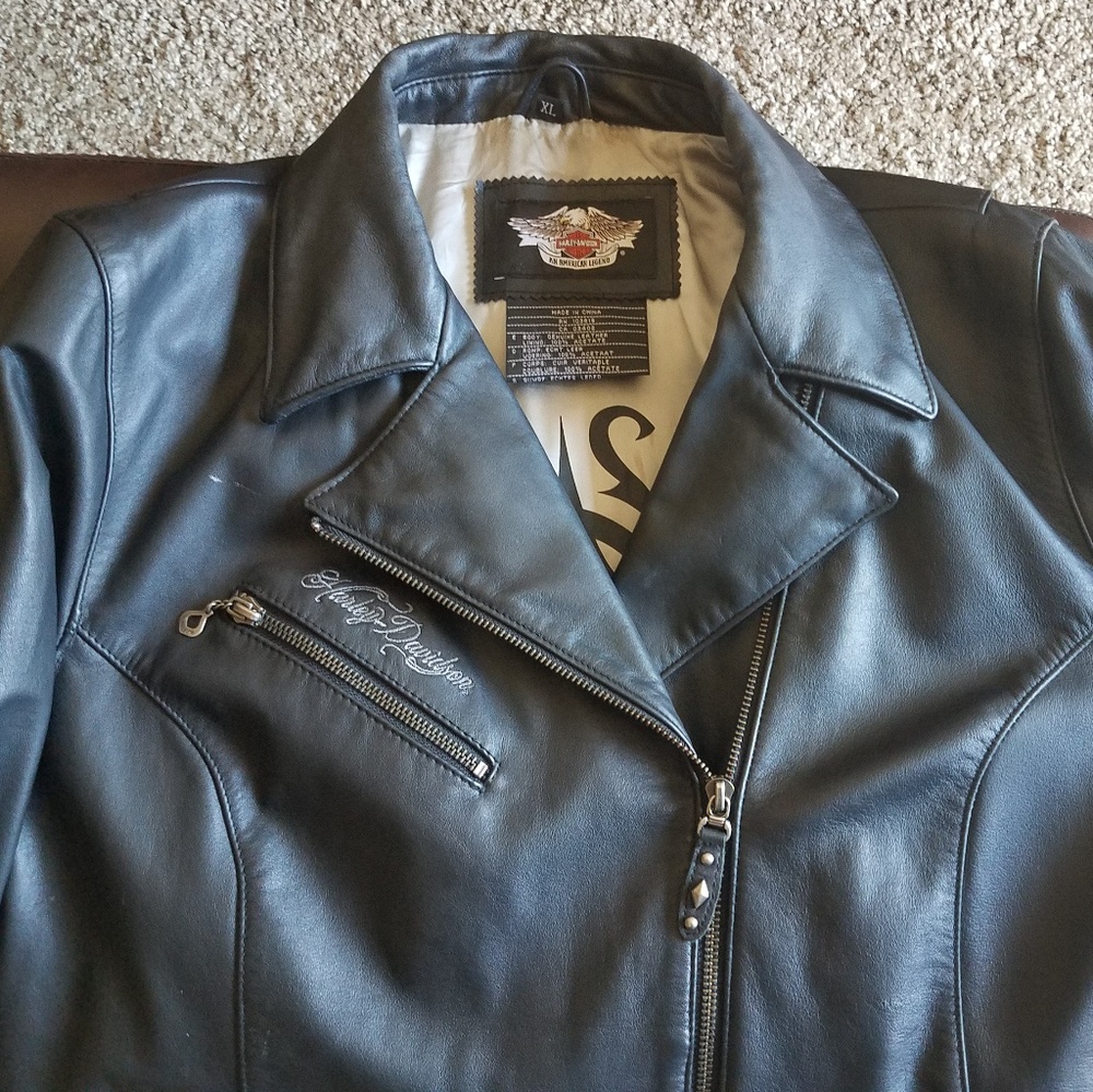 Genuine Leather Harley Davidson Jacket Size XL
